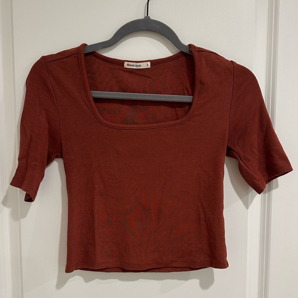 Marine Layer Ribbed Top